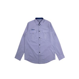 Design black and white button-down shirts, custom-made embroidered LOGO shirts, company uniforms, Thailand, 35% cotton, 65% polyester, chest pockets, left and right walkie-talkie design, Singapore home appliances, consumer electronics, shirt stores R375 Design black and white button-down shirts, custom-made embroidered LOGO shirts, company uniforms, Thailand, 35% cotton, 65% polyester, chest pockets, left and right walkie-talkie design, Singapore home appliances, consumer electronics, shirt stores R375